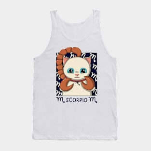 Scorpio Neko Tank Top